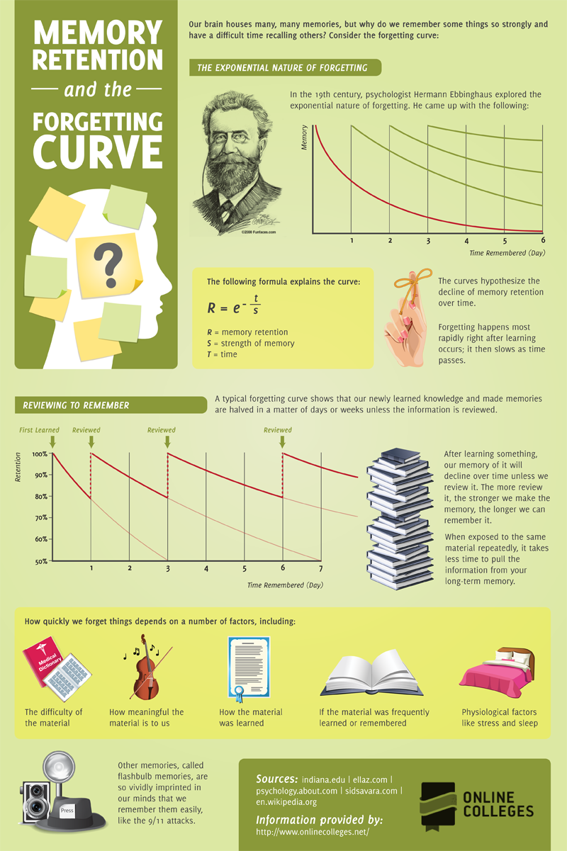 MEMORY RETENTION AND THE FORGETTING CURVE 