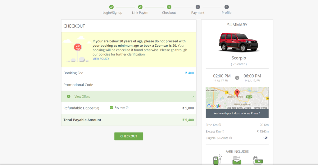 How to Book a Self-Drive Car through Zoomcar