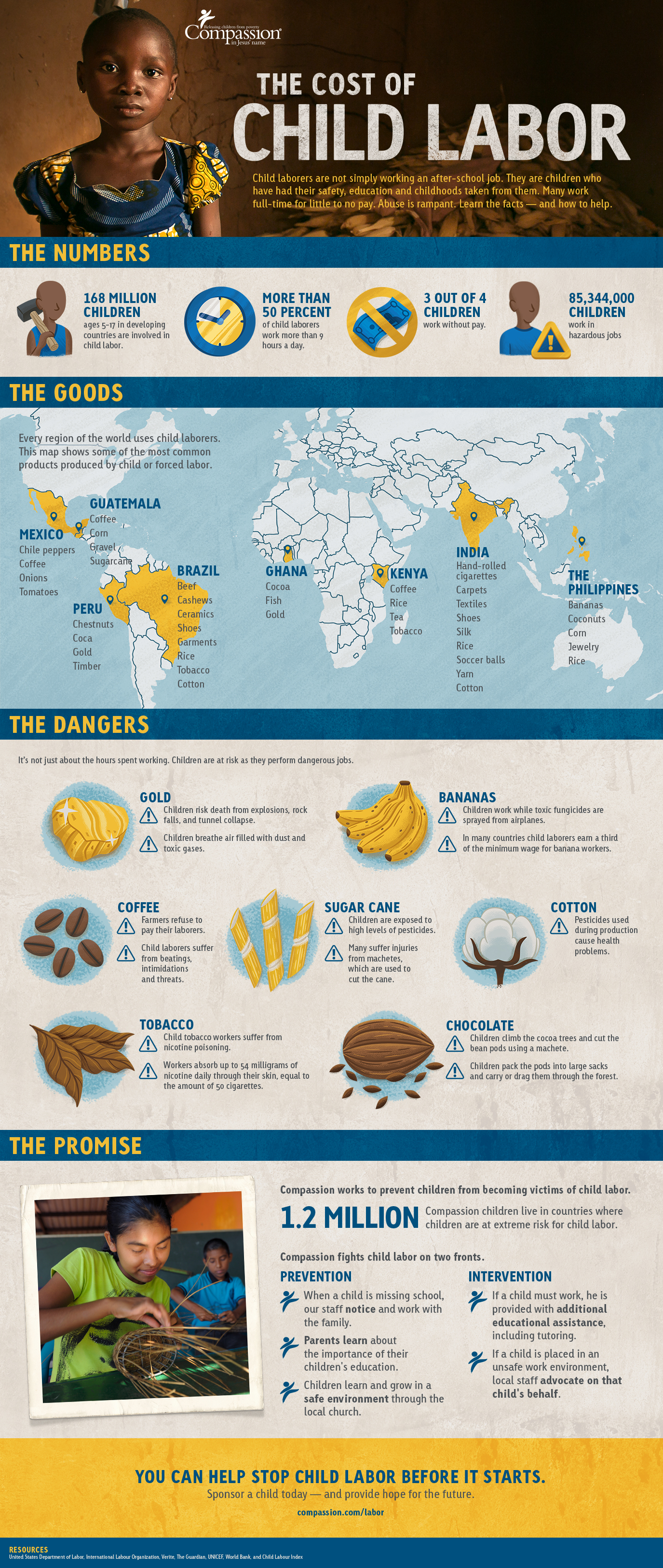 Infographic :The Cost of Child Labor